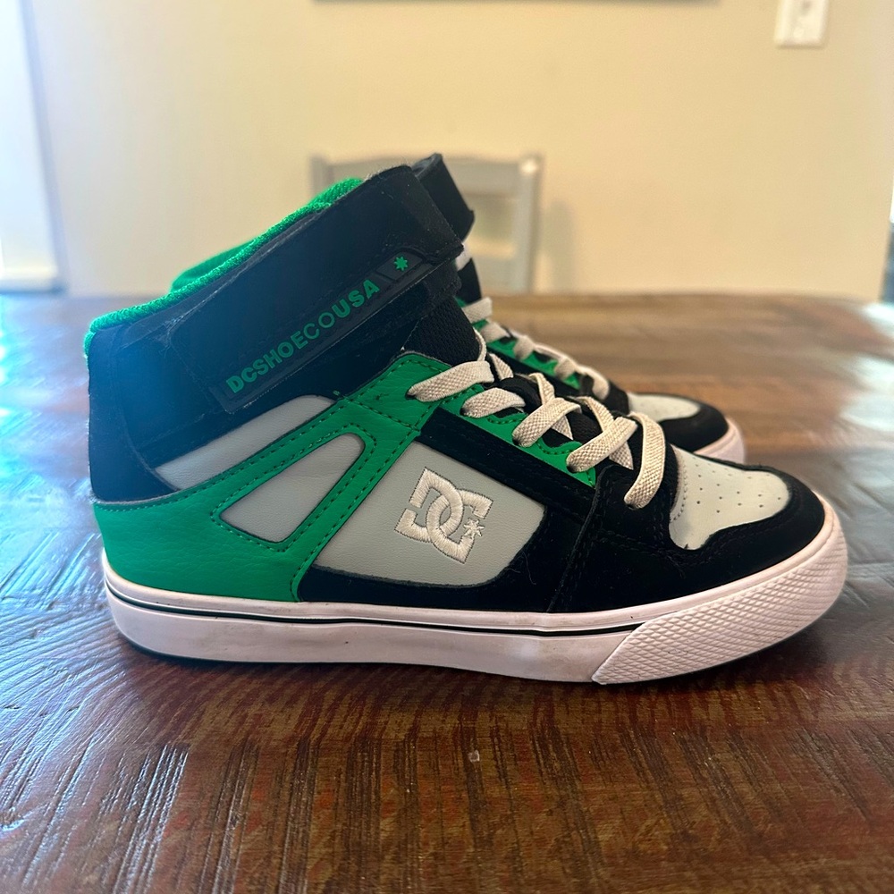 DC Kids' Green & Black Hi Tops